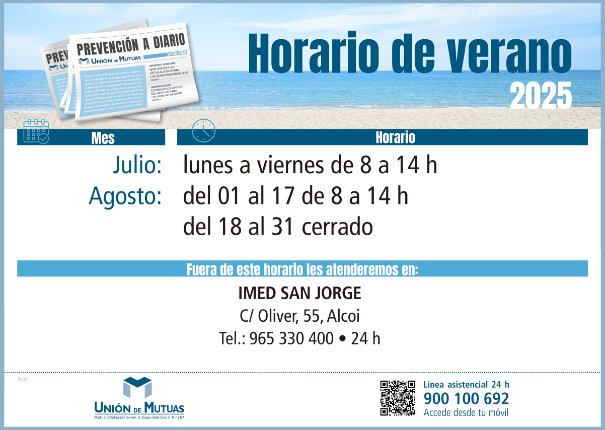 Horario especial