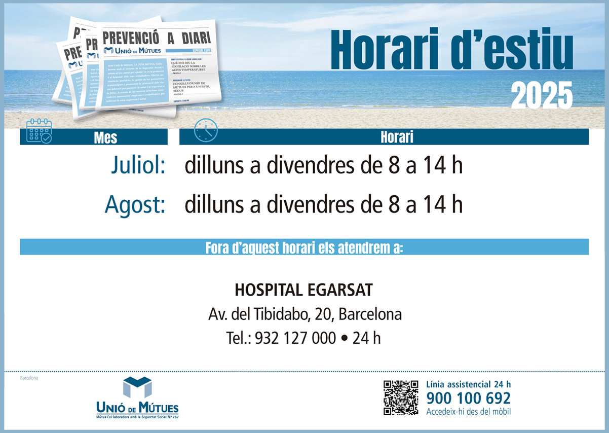 Horario especial