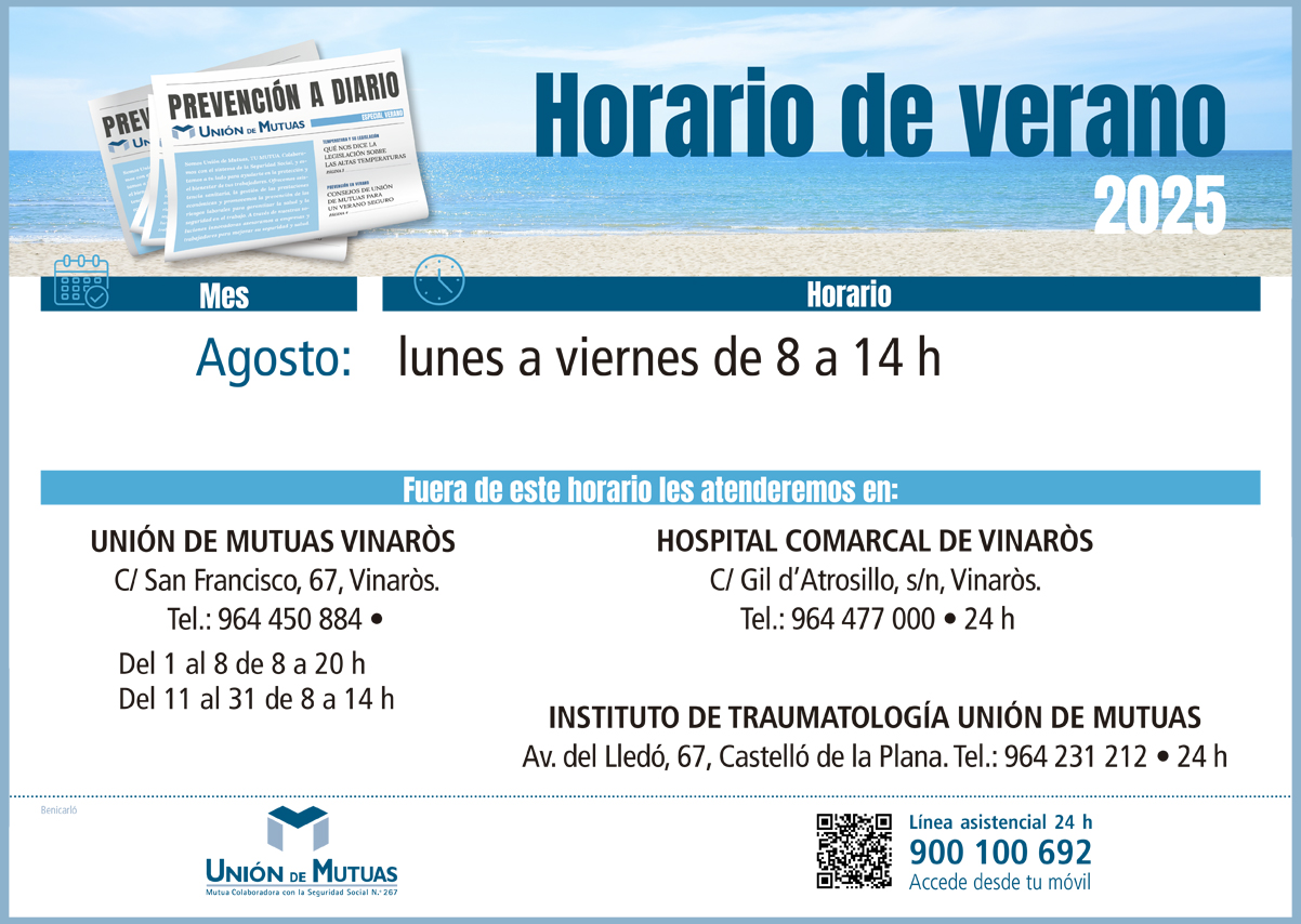 Horario especial