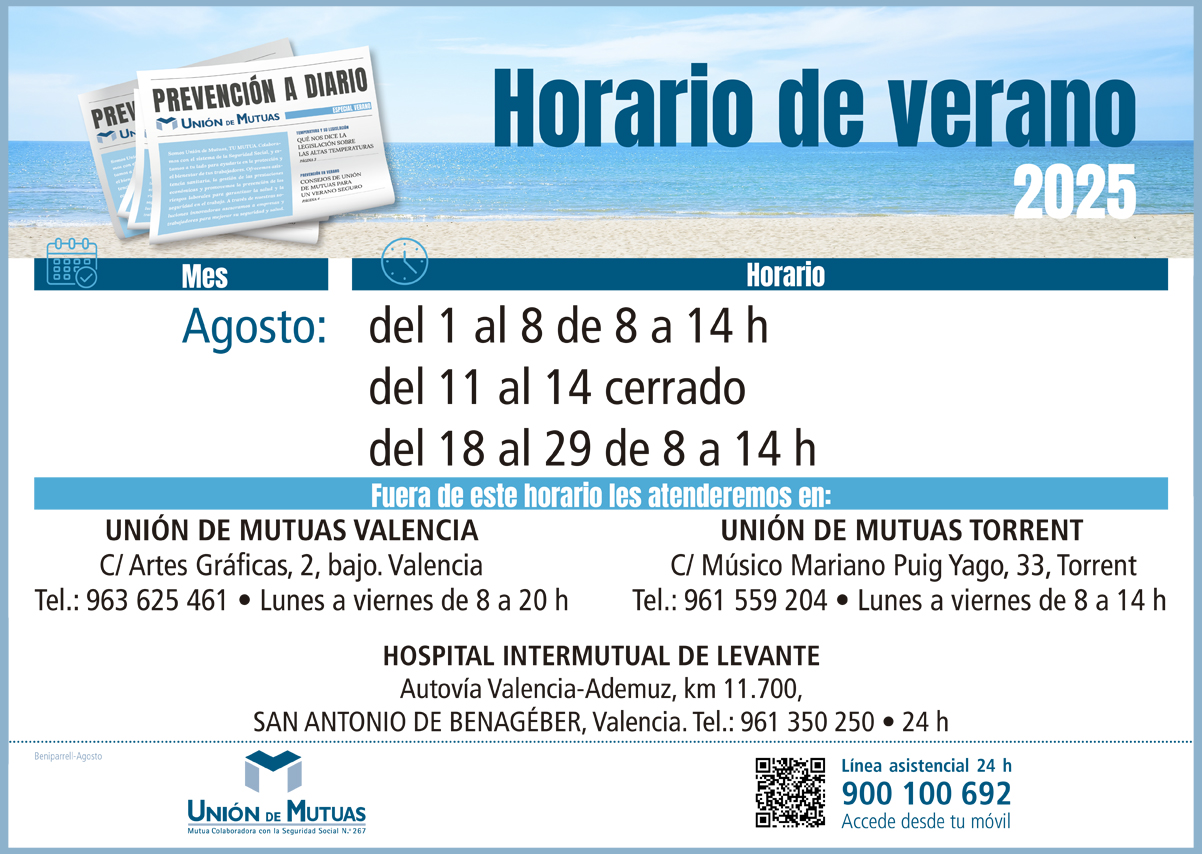 Horario especial