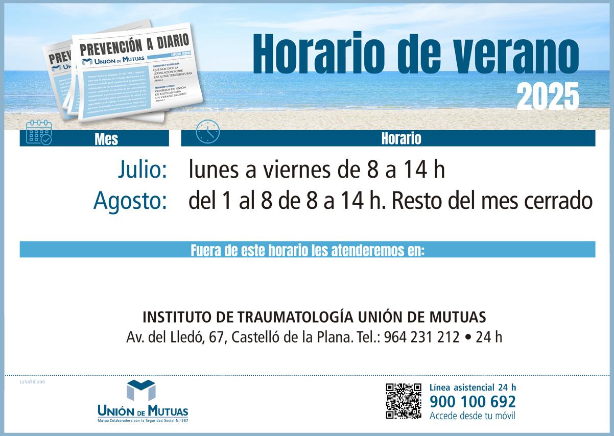 Horario especial