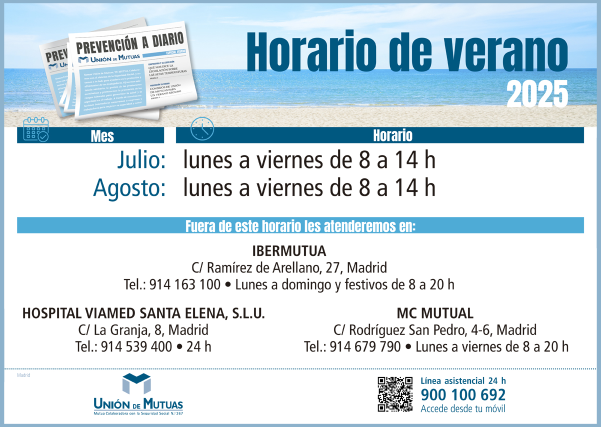 Horario especial