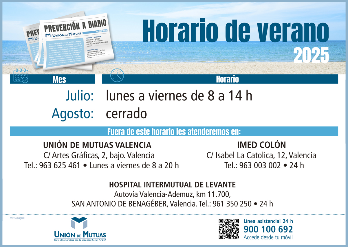 Horario especial