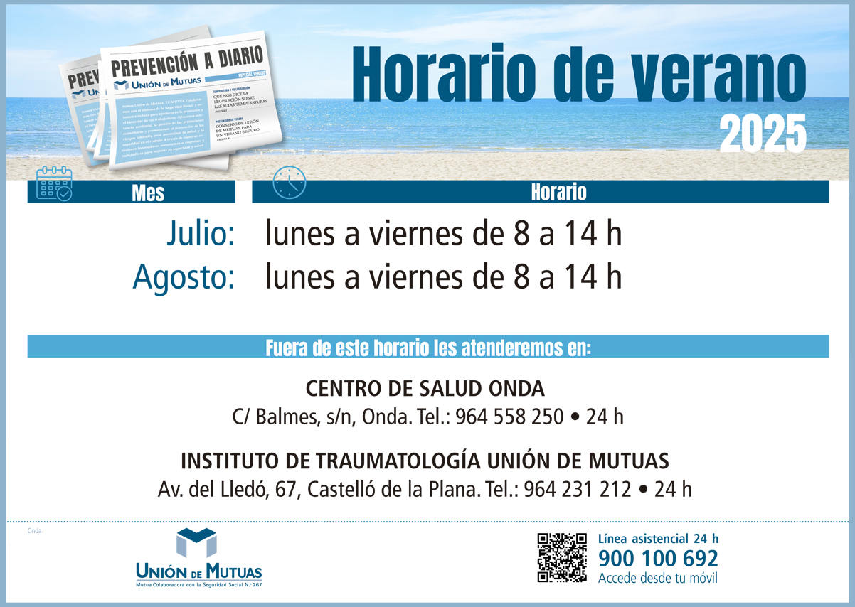 Horario especial