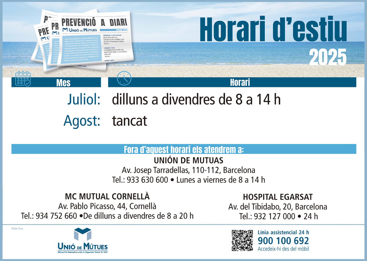 Horario especial