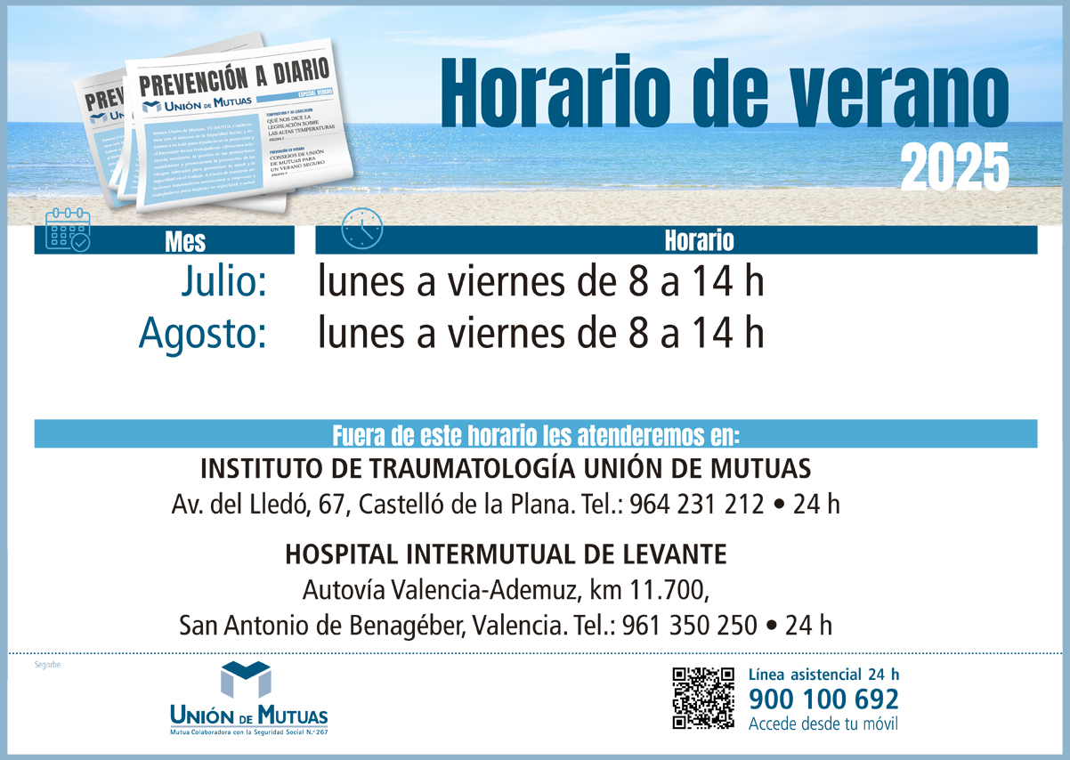 Horario especial