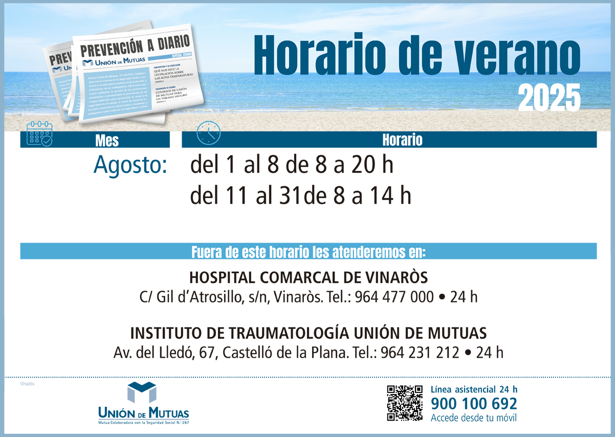 Horario especial