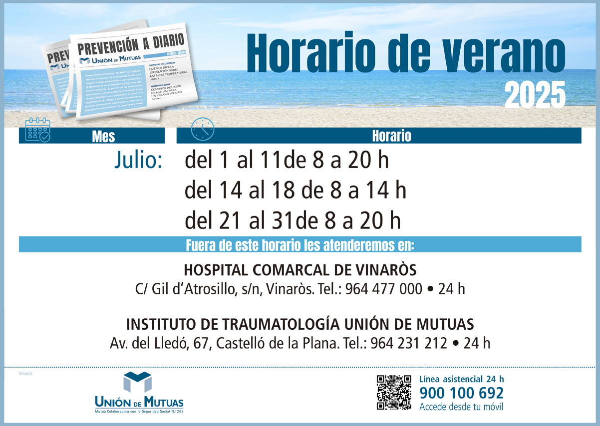 Horario especial