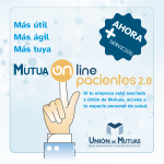 Folleto informativo sobre los servicios disponibles en Mutua On Line para Pacientes en su versión 2.0
