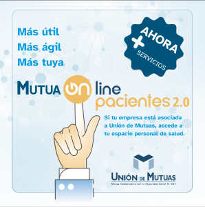Mutua On Line Pacientes 2.0 Folleto informativo sobre los servicios disponibles en Mutua On Line para Pacientes en su versión 2.0